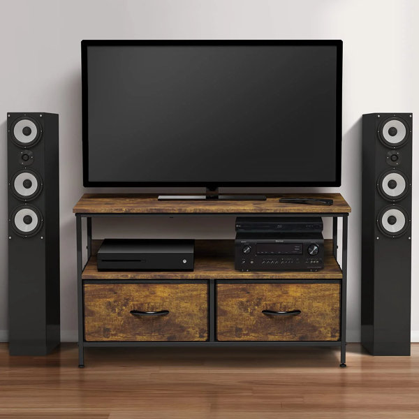 Sorbus TV Stand Dresser With 2 Drawers Television Riser Chest With